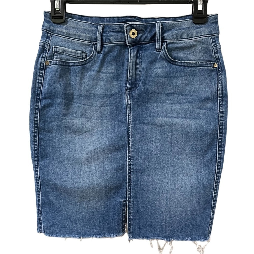 Tommy Hilfiger SZ 2 Blue Jean Denim Skirt Women
